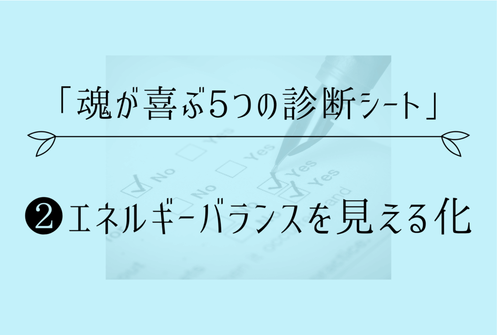 エネルギーバランスを見える化